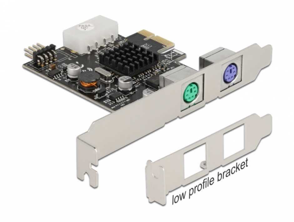 Card PCI Express 2xPS/2 Delock 90049