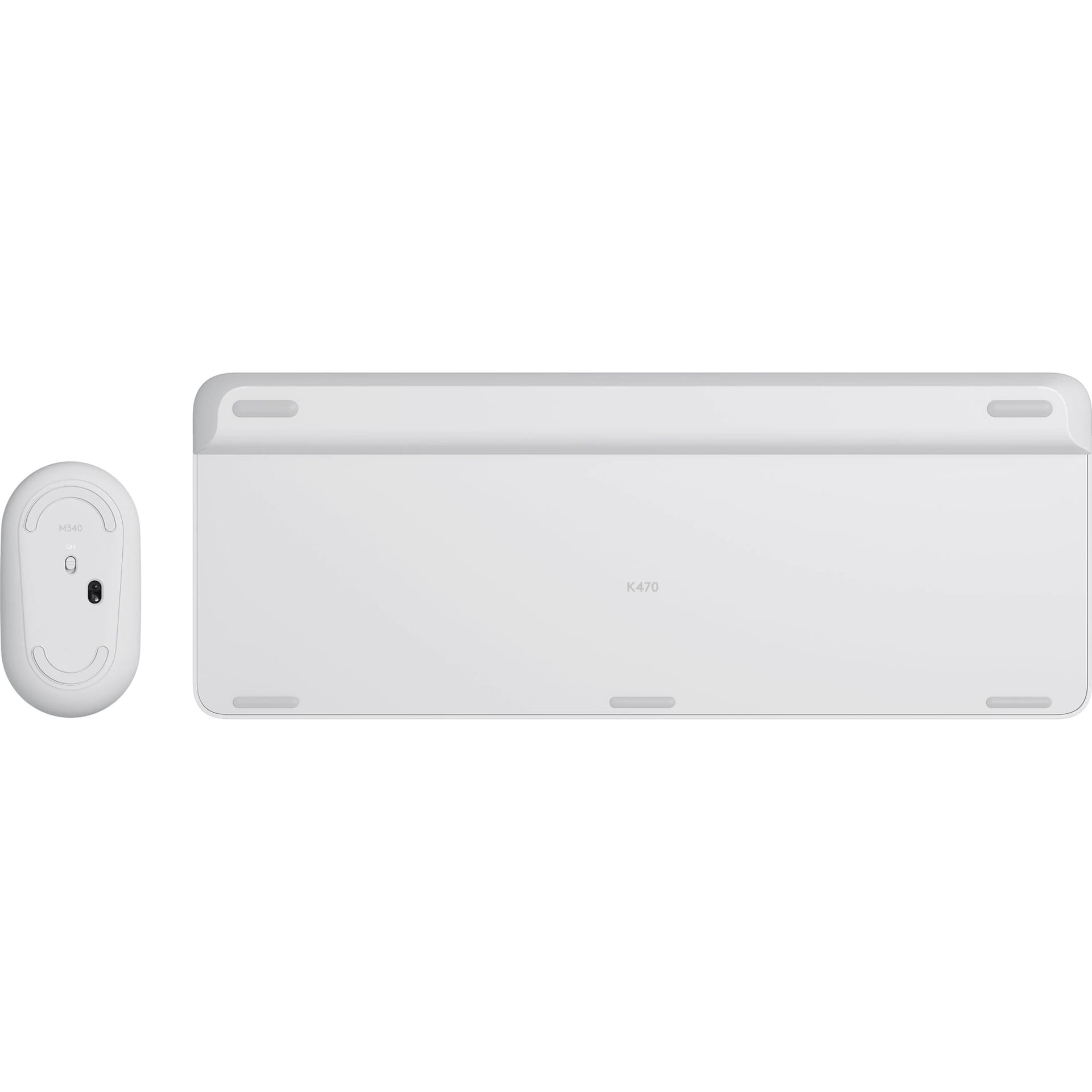 Set Logitech Slim Wireless Tastatură și Mouse Alb - imagine 9
