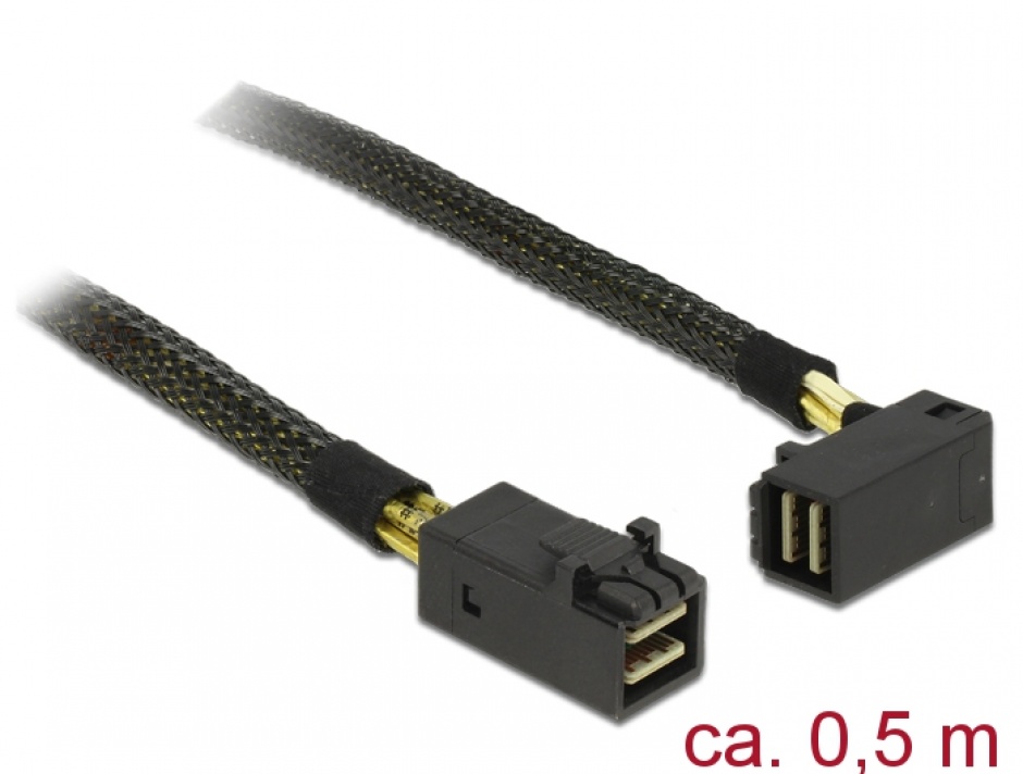 Cablu Mini SAS HD 0.5m, Delock 83621