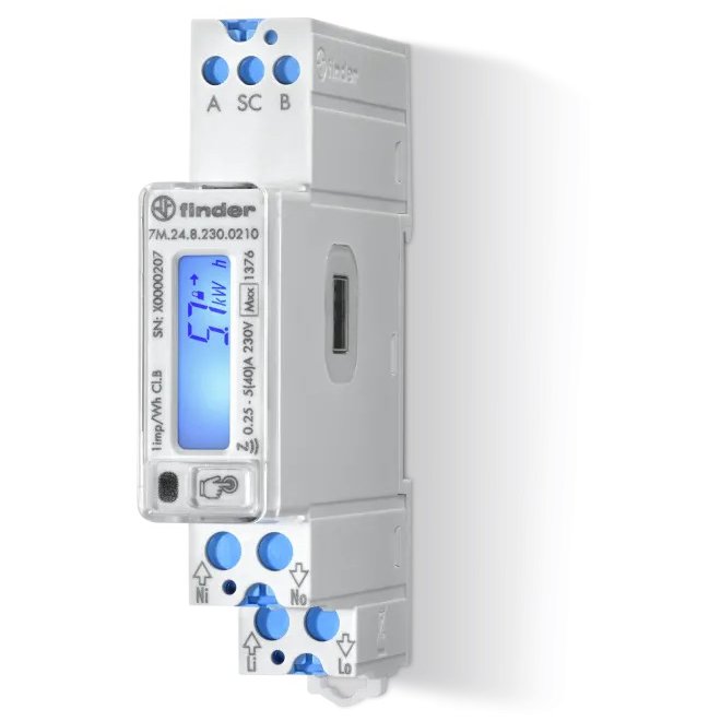 Contor Monofazat Finder 7M.24.8 NFC Digital 40A
