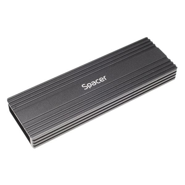 Rack extern Spacer SSD M.2 NVMe USB 3.1 Type C Negru