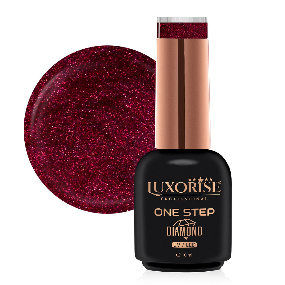 Oja Semipermanenta One Step Diamond LUXORISE Ruby Crush 10ml
