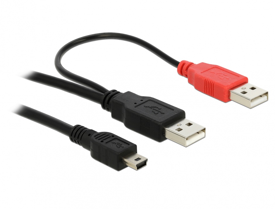 Cablu USB Y Dual 5P 1m Delock 82447