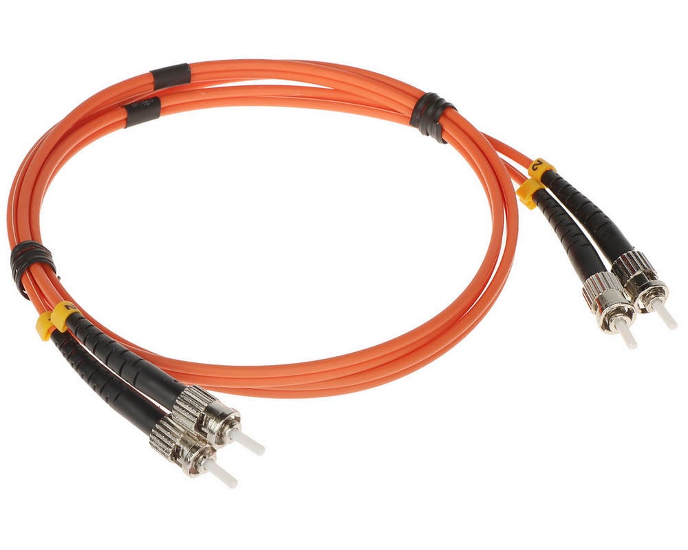 Patchord Safer ST/UPC 1m LSZH Fibra Optica