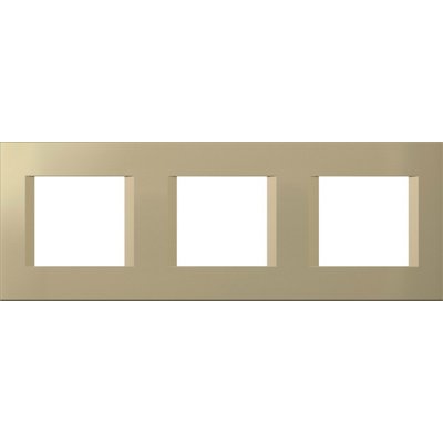 Rama Aparataj 3x2M Aur, TEM Modul Line IP20