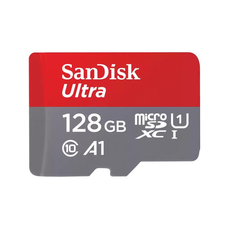 Card MicroSD SanDisk Ultra 128GB, 100MB/s, Adaptor SD Inclus - imagine 2