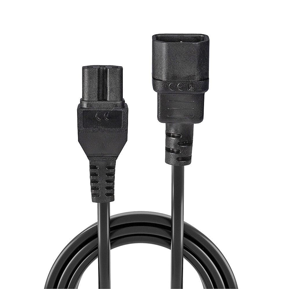 Cablu Alimentare Lindy C14-C15 2m Negru - Extensie IEC - imagine 8