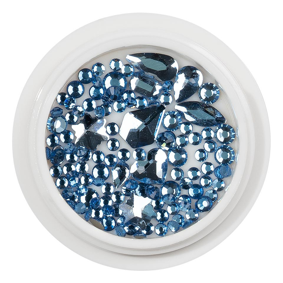 Cristale Unghii LUXORISE Light Sapphire pentru manichiura