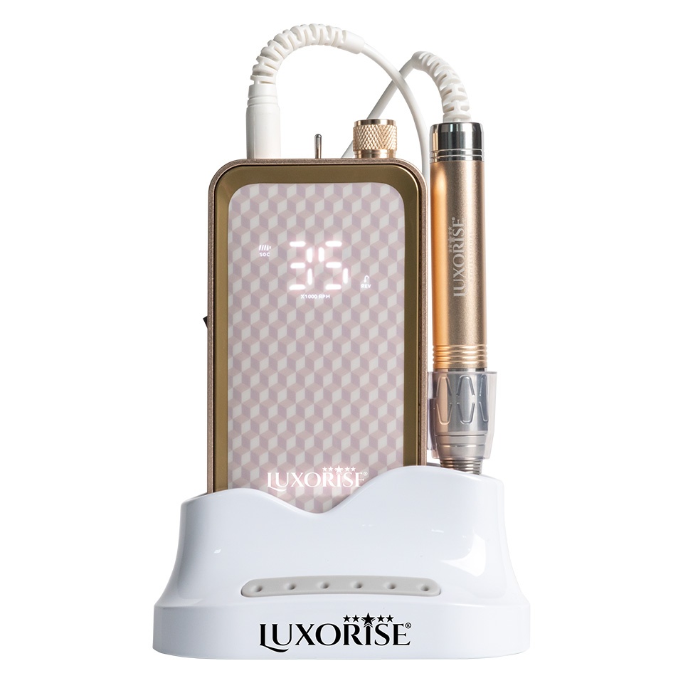 Freza Unghii Luxorise QuantumX, 35.000RPM, Aurie