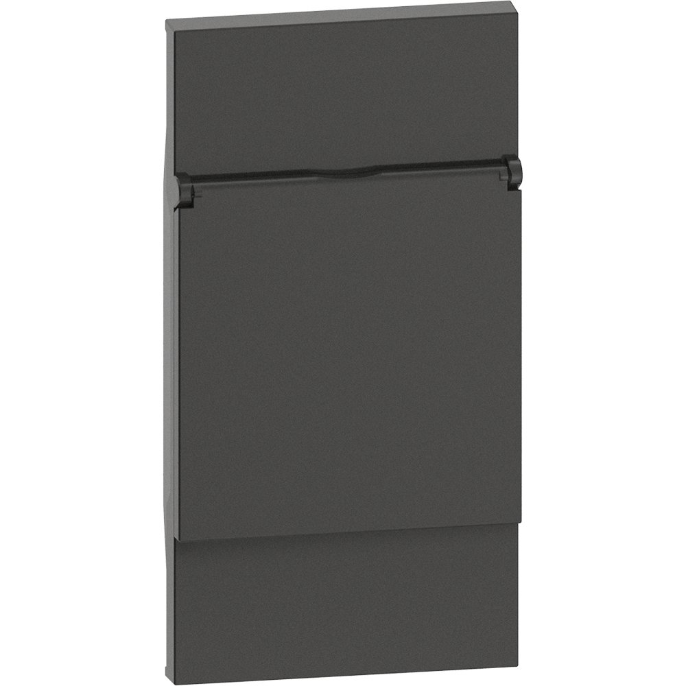 Placă Bticino Living Now, 2 Module, Negru