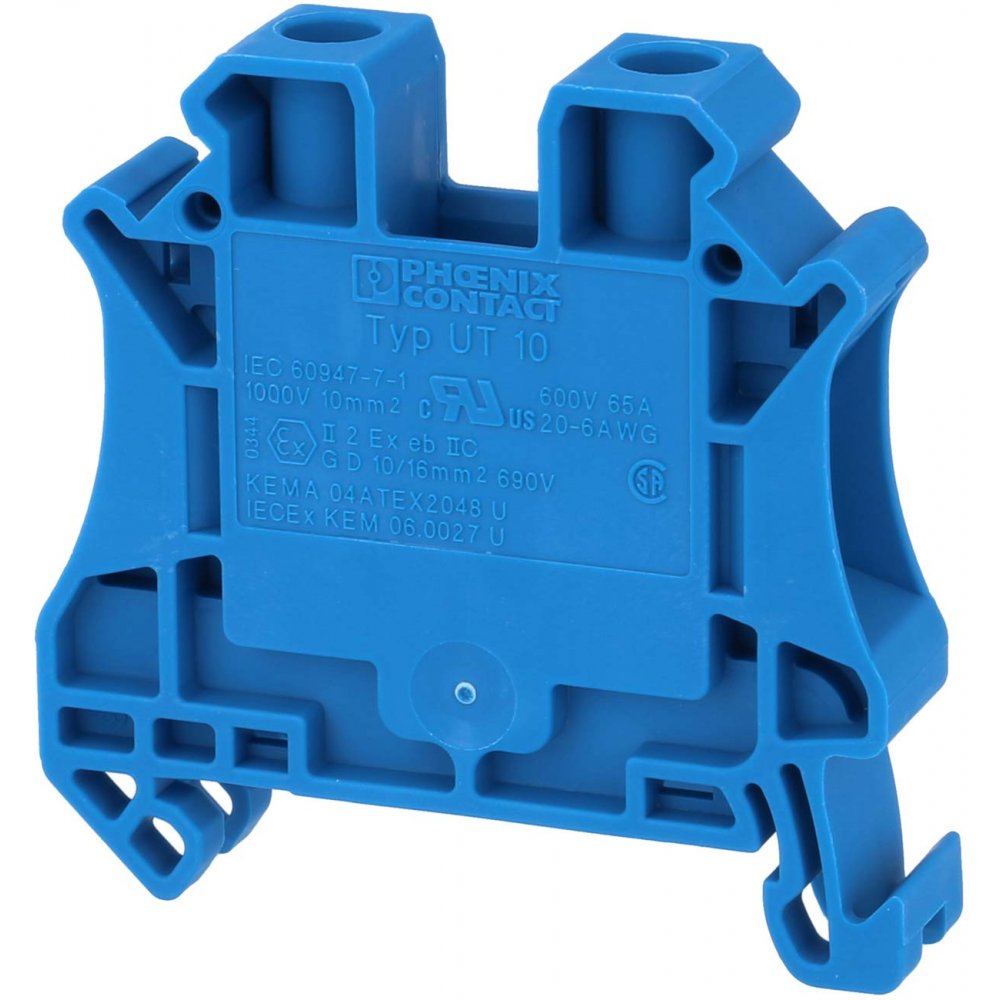 Clemă UT 10 BU Phoenix Contact, 57 A