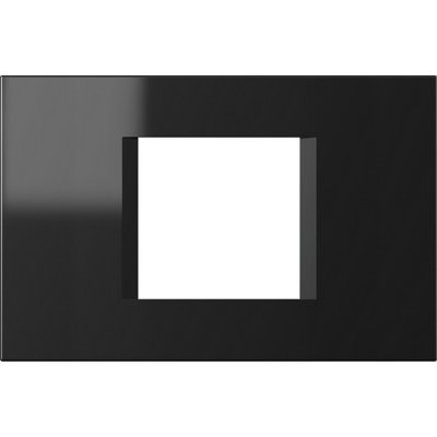 Rama Modul Line 2/3M Negru TEM | Design Modern