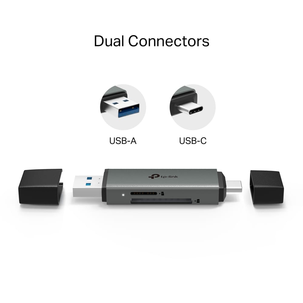 Cititor de carduri TP-LINK UA430D USB 3.0 Type-C și A SD microSD - imagine 12