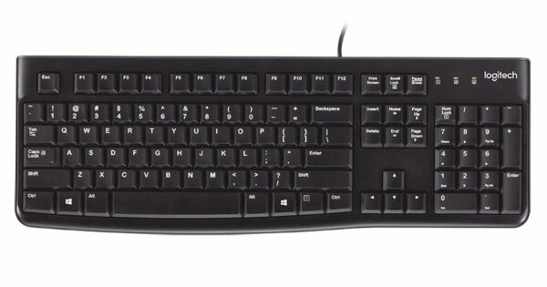 Tastatura Logitech K120 USB, Ergonomica, Plug & Play