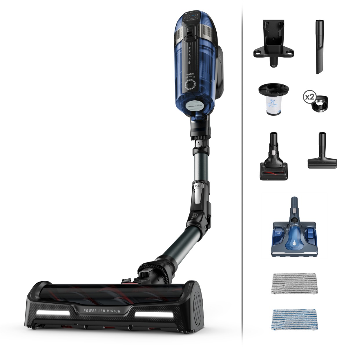 Rowenta X-Force Flex: Aspirator cu mop Aqua