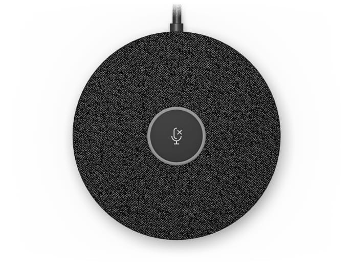 Microfon LOGITECH Rally Mic Pod USB Negru - Audio Premium Conferințe - imagine 7
