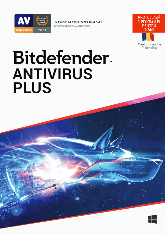 Licență Bitdefender Antivirus Plus 1 Utilizator 2 Ani PC
