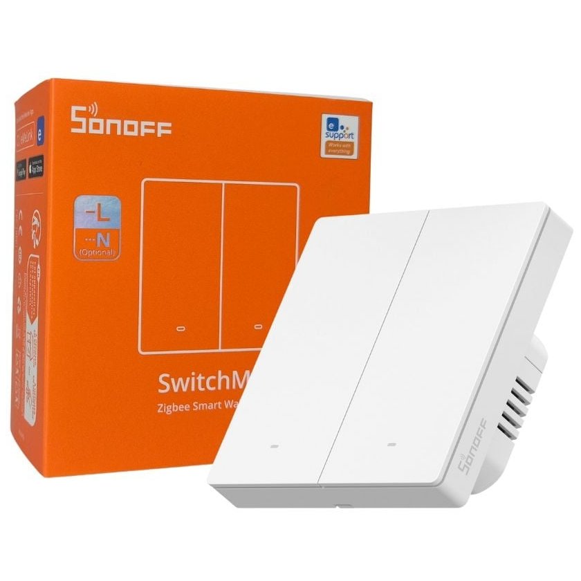 Întrerupător Sonoff Smart Zigbee 2 Canale