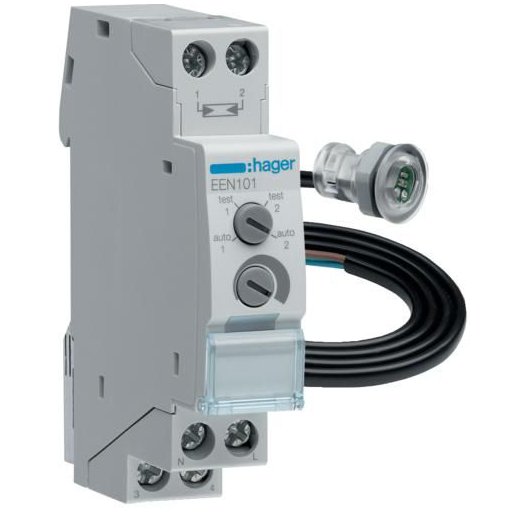Intrerupator Crepuscular Hager EEN101, 1 Modul, 16A