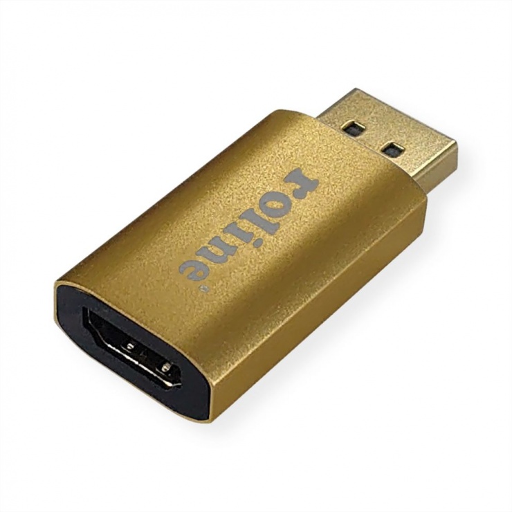 Adaptor DisplayPort la HDMI 4K, Activ Roline
