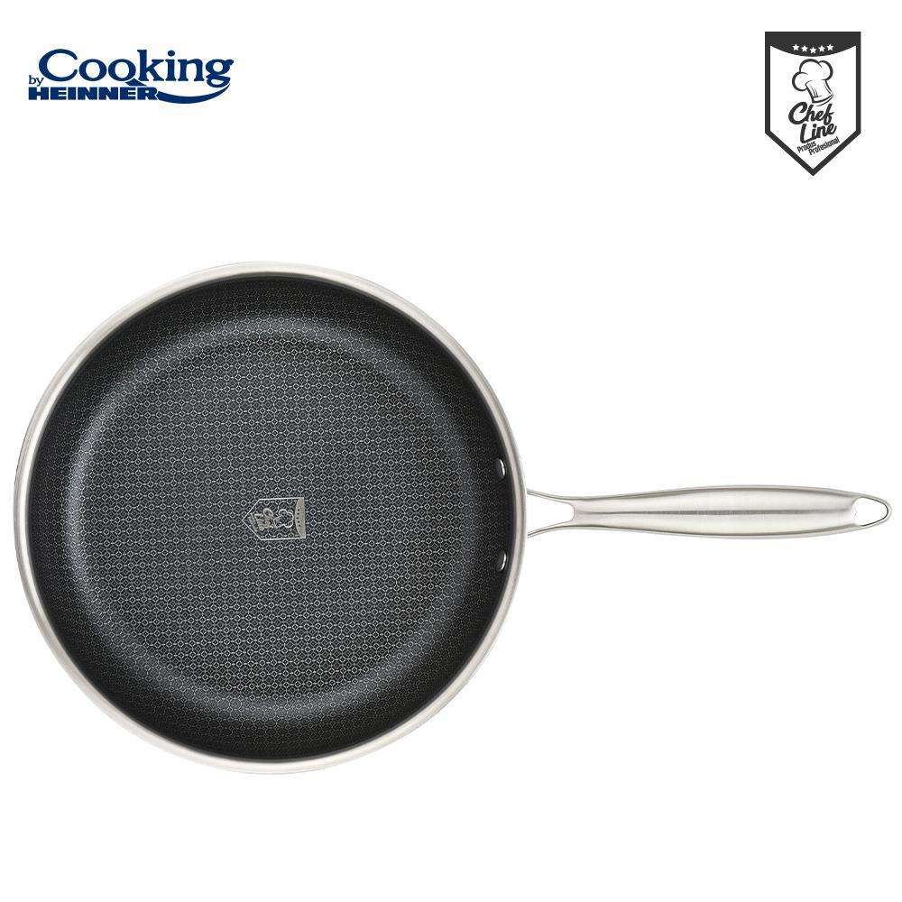 Tigaie Inox Heinner Titanium3 28cm - 3 Straturi Premium - imagine 3