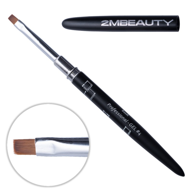 Pensula Gel 2M Black Abstract Nr.4 | Nailshop