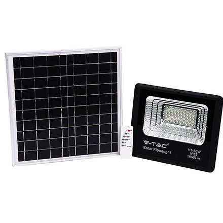 Reflector Solar LED V-TAC 20W cu Telecomandă