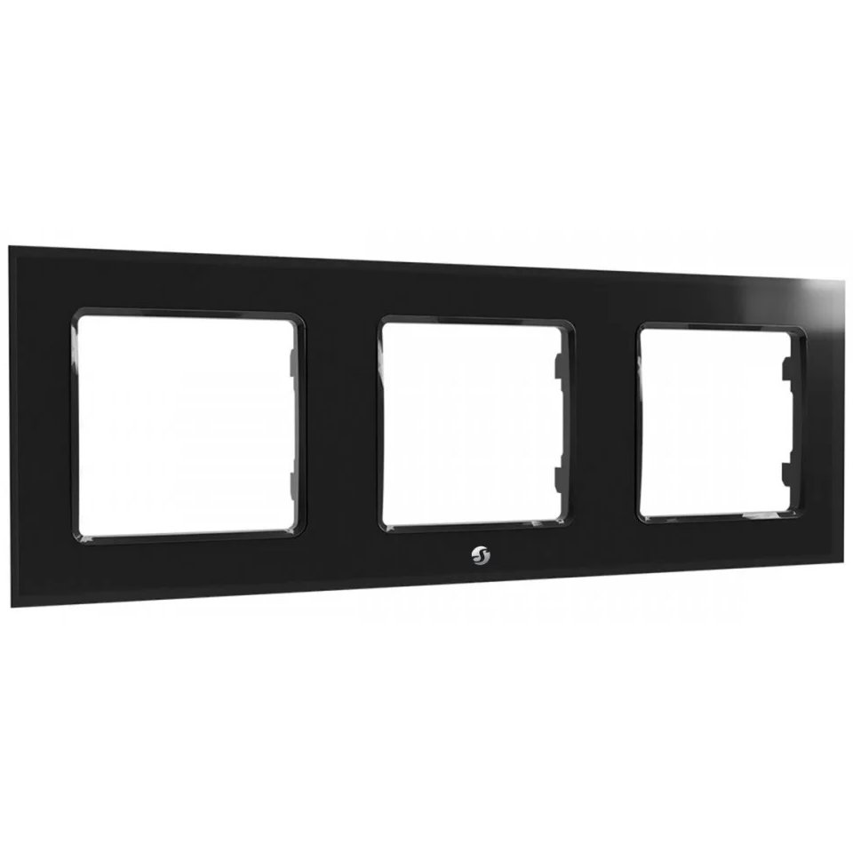 Rama tripla Shelly Black, Design Smart Home Elegant