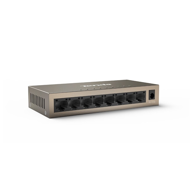 Switch Tenda TEG1008M Gigabit 8 Porturi Metalic - imagine 2