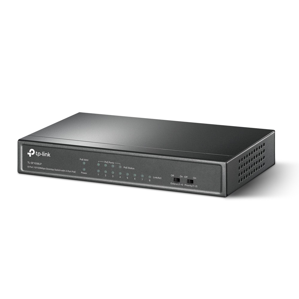 Switch TP-LINK TL-SF1008LP 8 Porturi 10/100 Mbps cu PoE - imagine 2