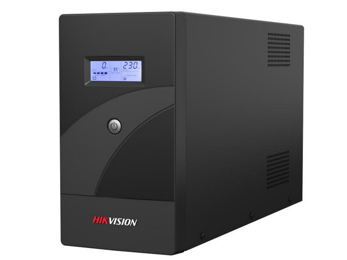 UPS Hikvision 2000VA/1200W cu AVR, LCD și 4 Prize Schuko