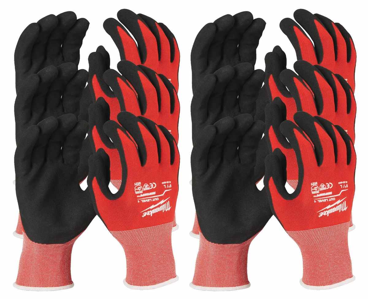 Manusi Milwaukee Nivel A, 12 buc | Protectie taiere