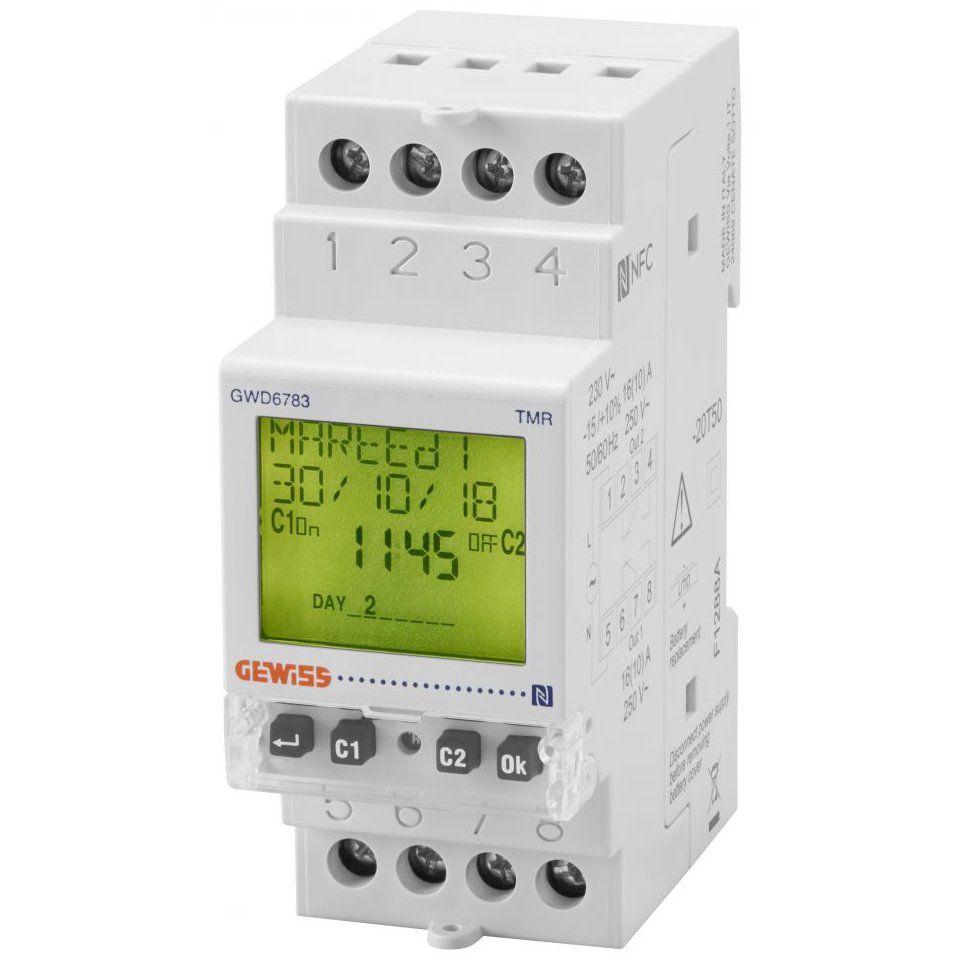 Programator Digital Gewiss 2MOD 16A