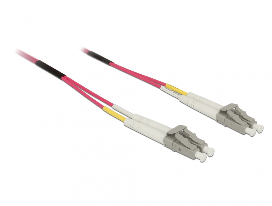 Cablu Fibra Optica LC-LC OM4 2m, Delock