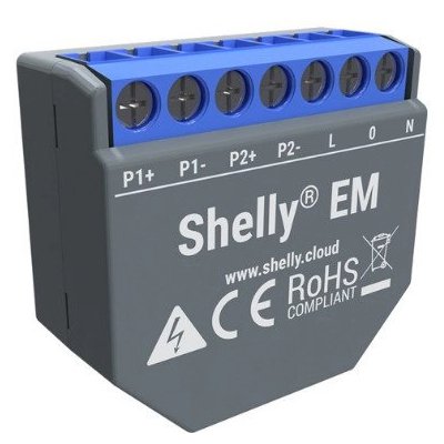 Shelly EM - Contor Energie Monofazat 2 Canale