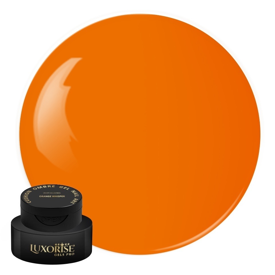 Gel UV Nail Art Babyboomer LUXORISE Cushion Ombre Velvet - Orange Whisper, 2ml