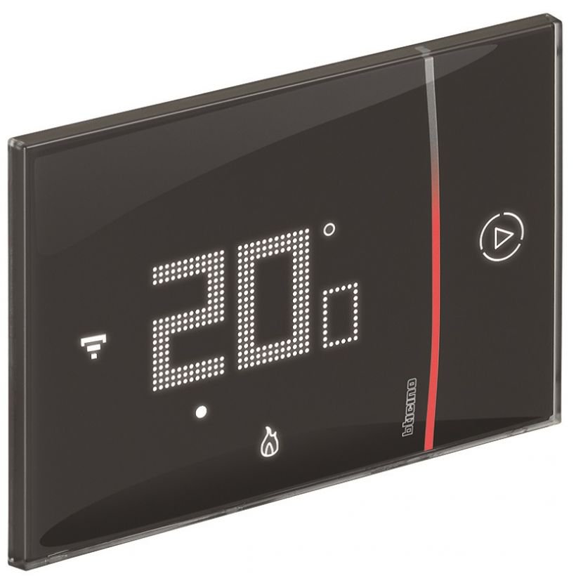 Termostat inteligent Bticino Living Now XG8002, negru