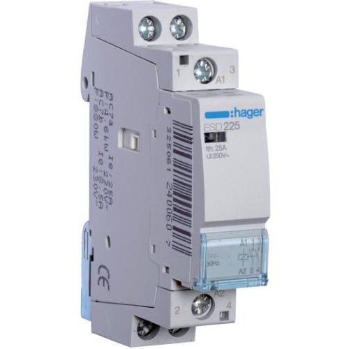 Contactor Hager ESD225 25A 2P 24V