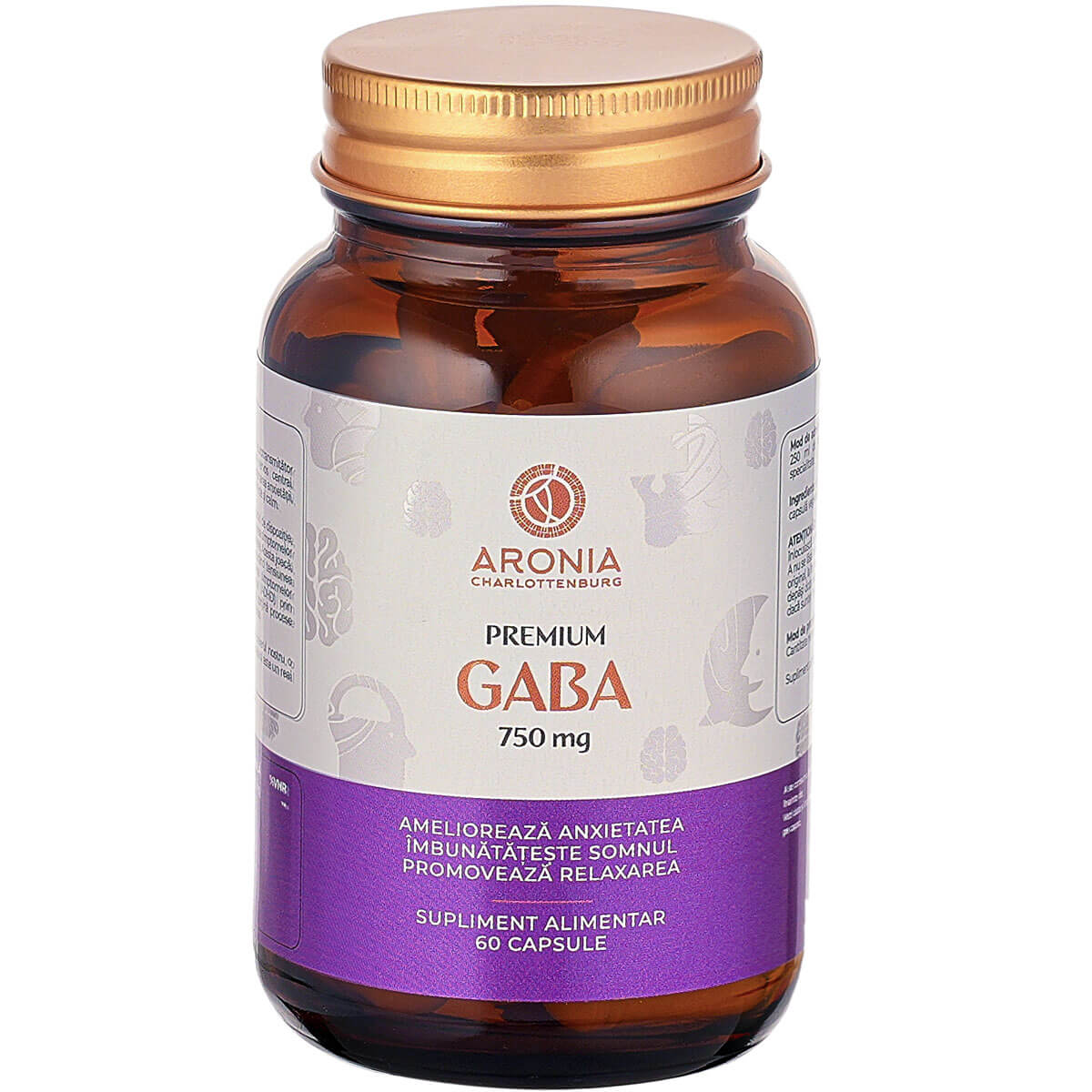 Premium GABA 750mg Aronia - Relaxare și Somn