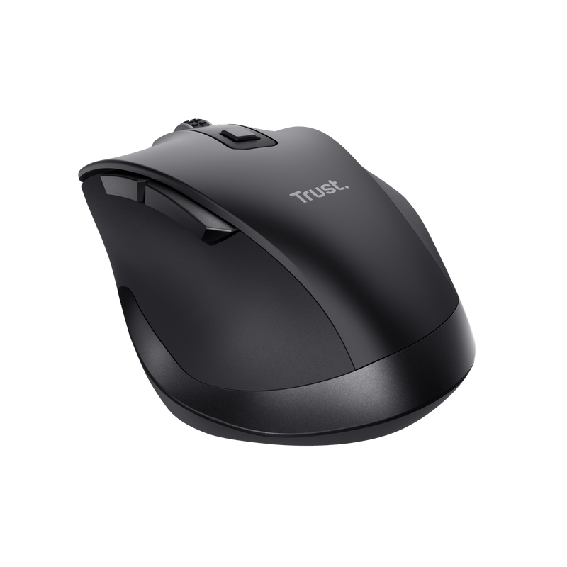 Mouse Trust Fyda Ergonomic Wireless Reincarcabil 2400 DPI - imagine 4