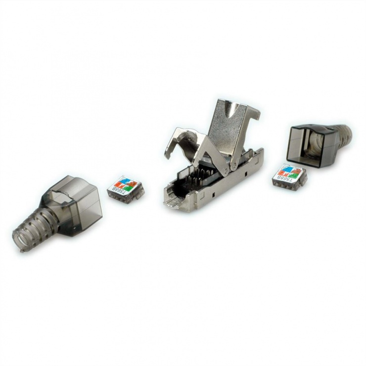 Cupla RJ45 Cat 6A STP Value | Ecranată