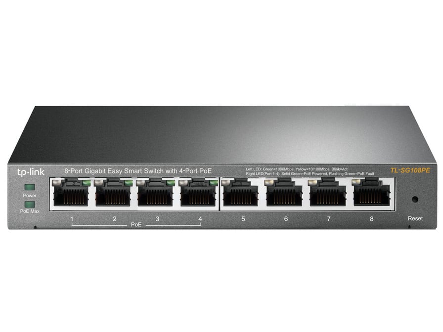 Switch TP-Link TL-SG108PE 8 Porturi PoE Gigabit