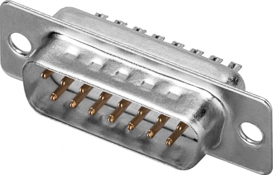 Conector D-SUB 15 pini tata (C15M) OEM