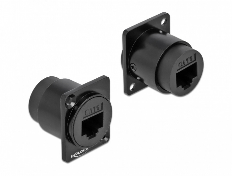 Modul Adaptor D-type la RJ45 Delock, Negru
