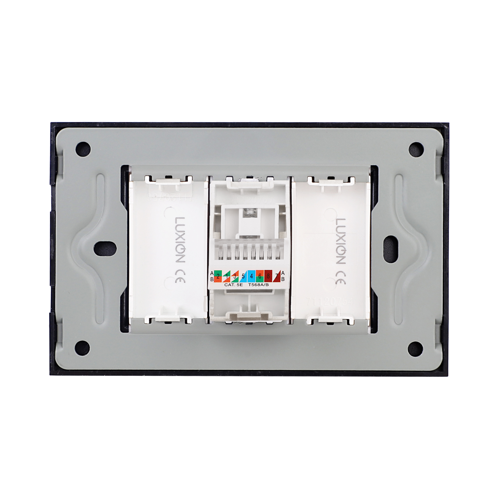 Priza Internet 1M + 2 Taste False LUXION, Rama Sticla, IP44 - imagine 8
