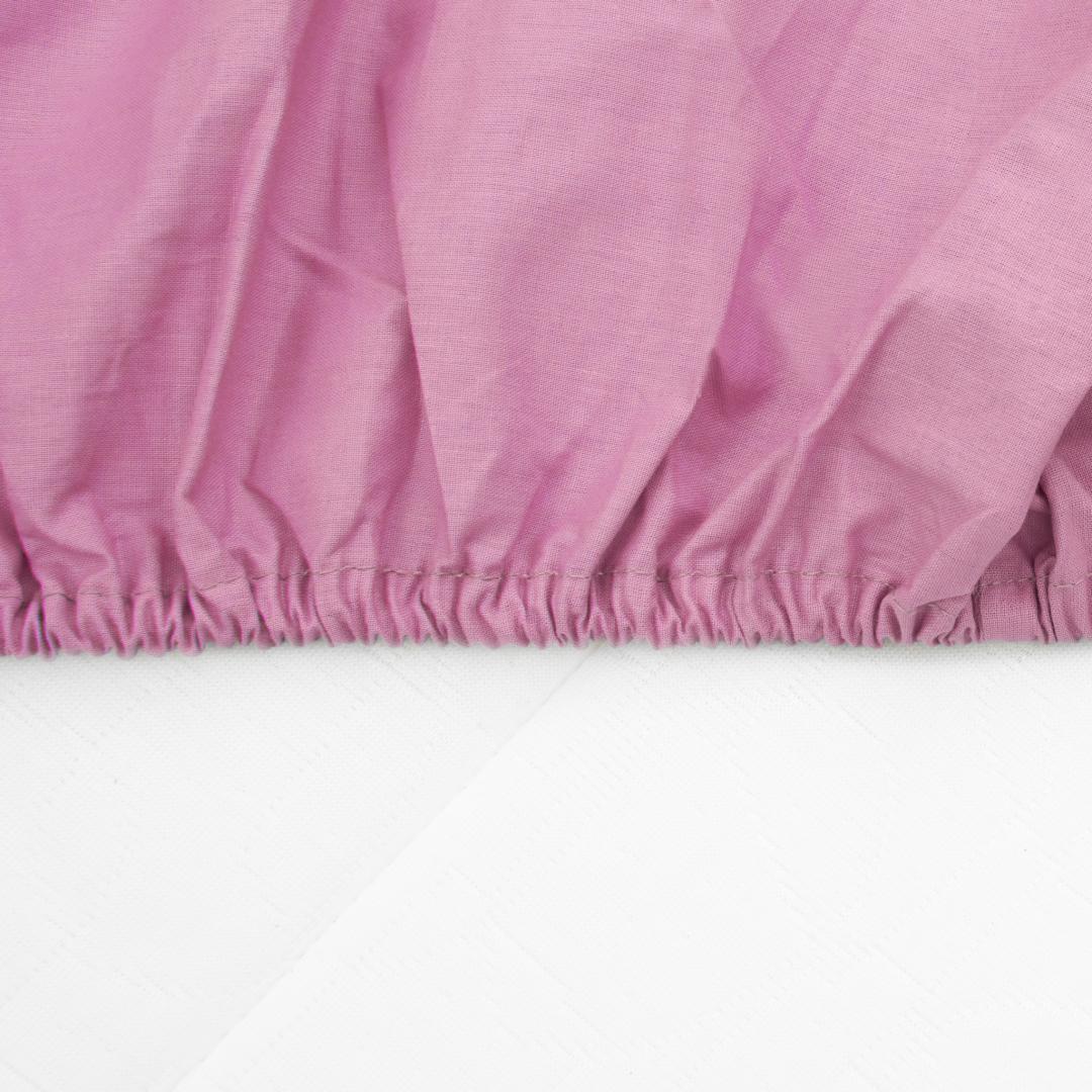 Cearceaf Pat Elastic 160x200 cm Roz | Calitate Superioară - imagine 3