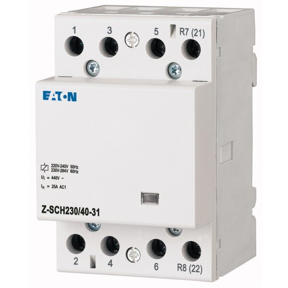 Contactor Eaton 40A 230V, 3NO+1NC, Sina