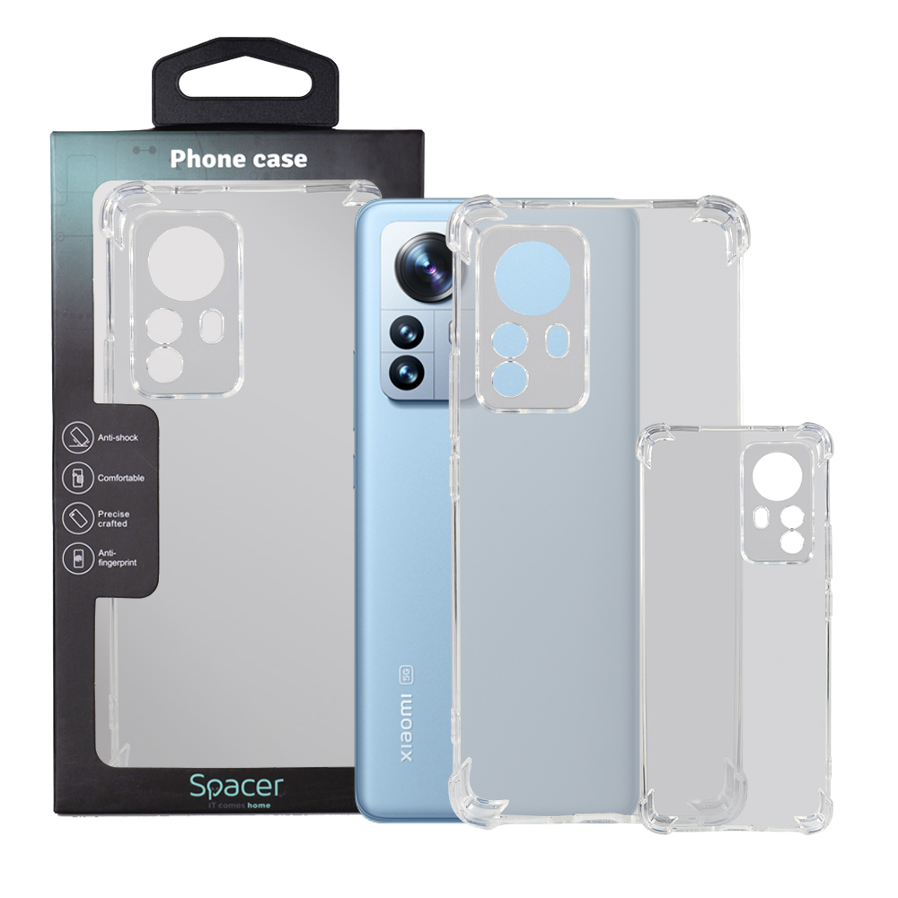 Husă Xiaomi 12 Pro Spacer Transparentă TPU Antisoc