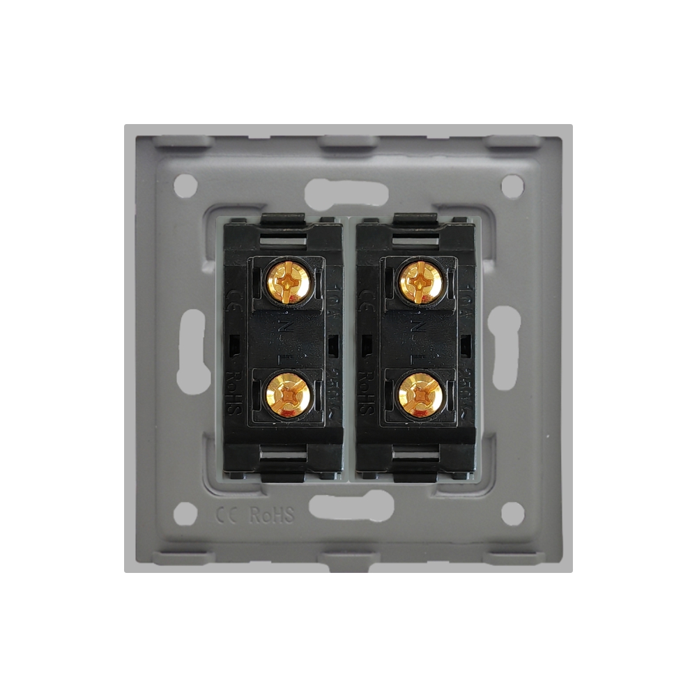 Priză Dublă LUXION cu Ramă Aluminiu, Design Modern - imagine 16