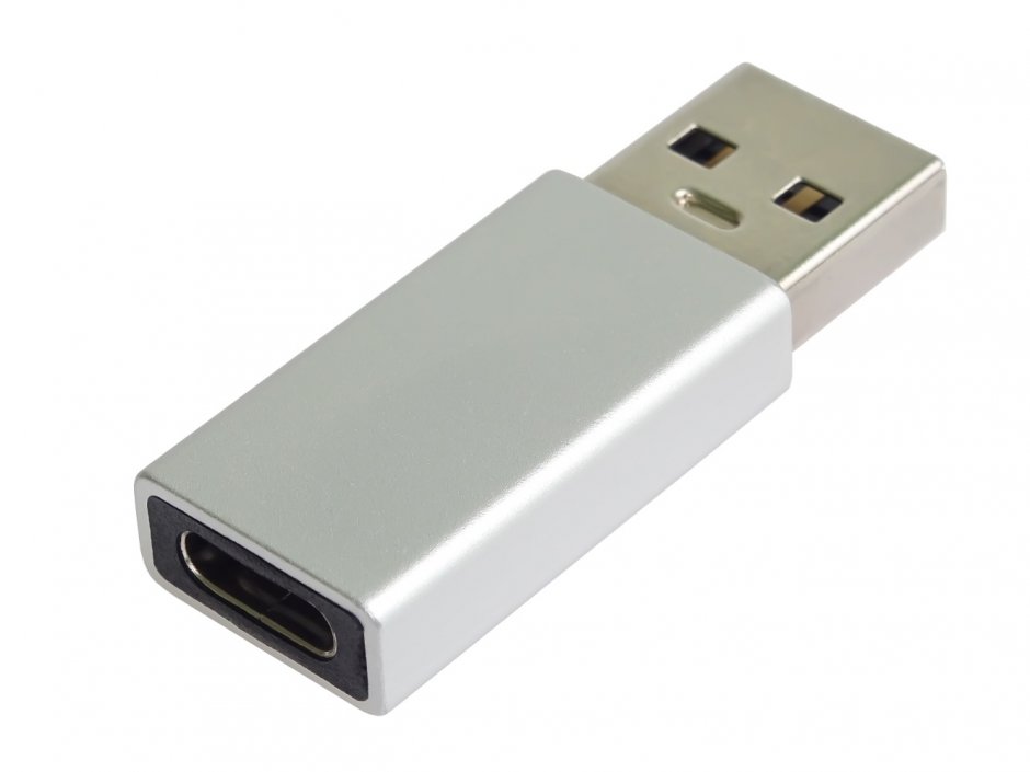 Adaptor USB-C la USB-A Aluminiu SuperSpeed